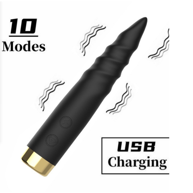 Anal Beads Vibrator – 10-Speed Silicone Massager for Prostate/G-Spot