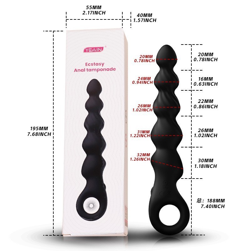 WavePulse Pro - 12X Vibrating Anal Beads