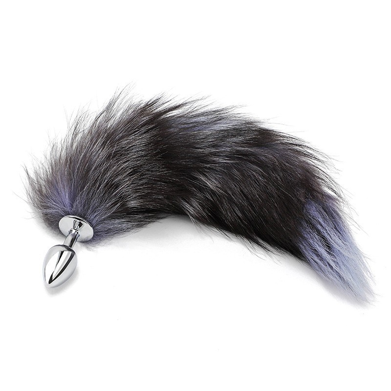 Nightfall Handmade Detachable Plug Fox Tail - 40cm - 40cm - image 3