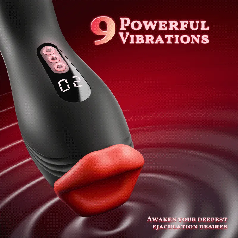 Enchantment 4 Clamping & Suction + 9 Vibration Male Masturbator - image 5