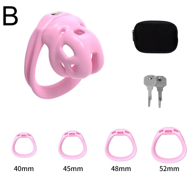 Adjustable ABS Chastity Cage – Lightweight & Discreet Lock for Long-Term Wear-WeLovePlugs