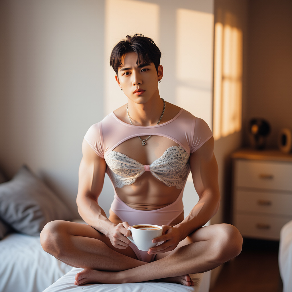 Pink Lace Cutout Bodysuit Lingerie - image 3