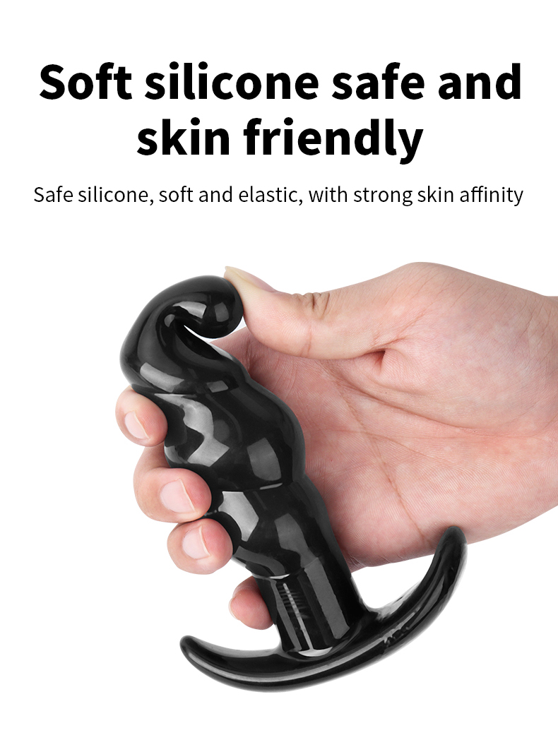 Helixanchor Spiral Silicone Anal Butt Plug-WeLovePlugs