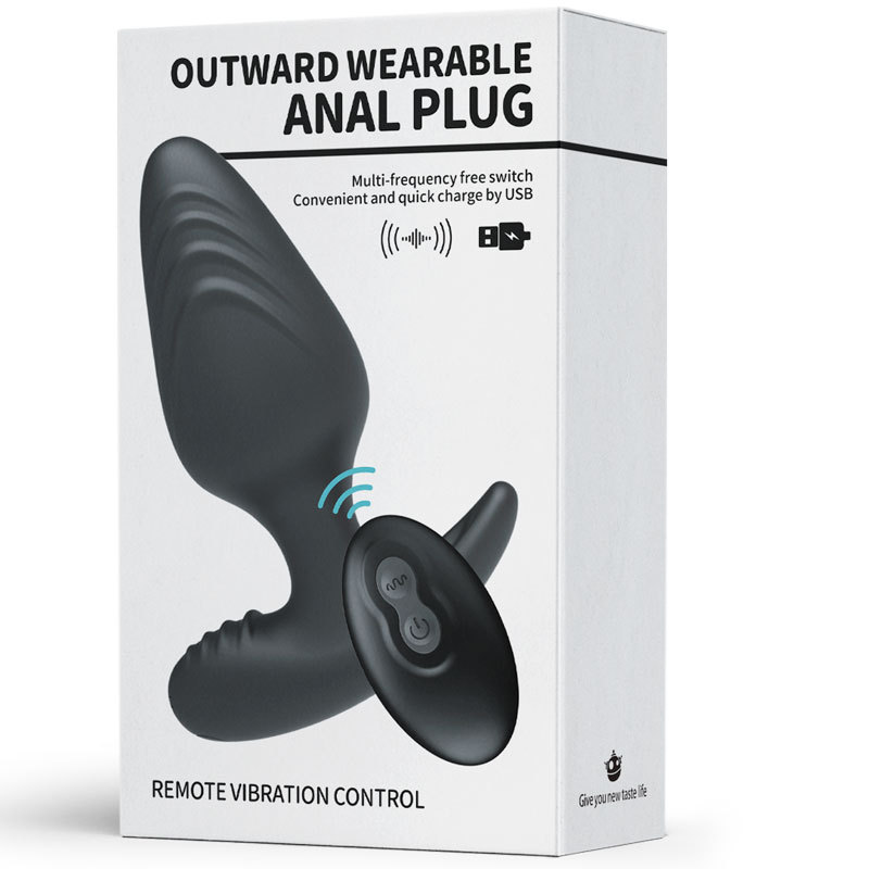 Vibrating Rechargeable Silicone Anal Plug-WeLovePlugs