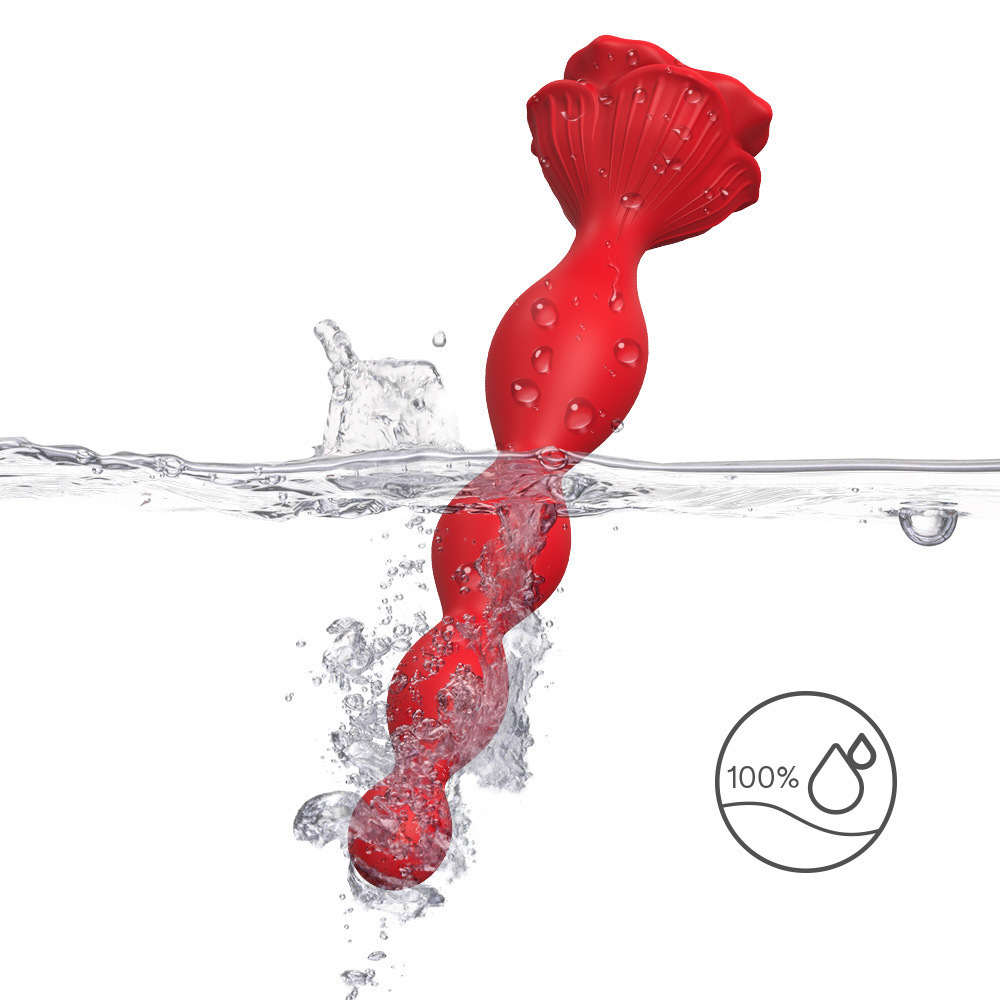 Rose Beads Vibrator Butt Plug - image 9