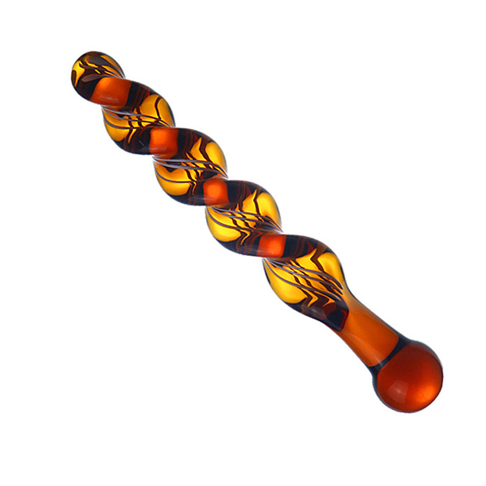 Crystal Touch: Temperature Play Glass Butt Plug Dildo-WeLovePlugs