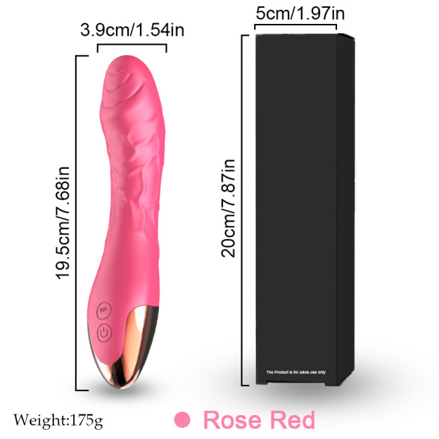 7.68" × 1.54" Silicone Vibrating Wand For Female-WeLovePlugs