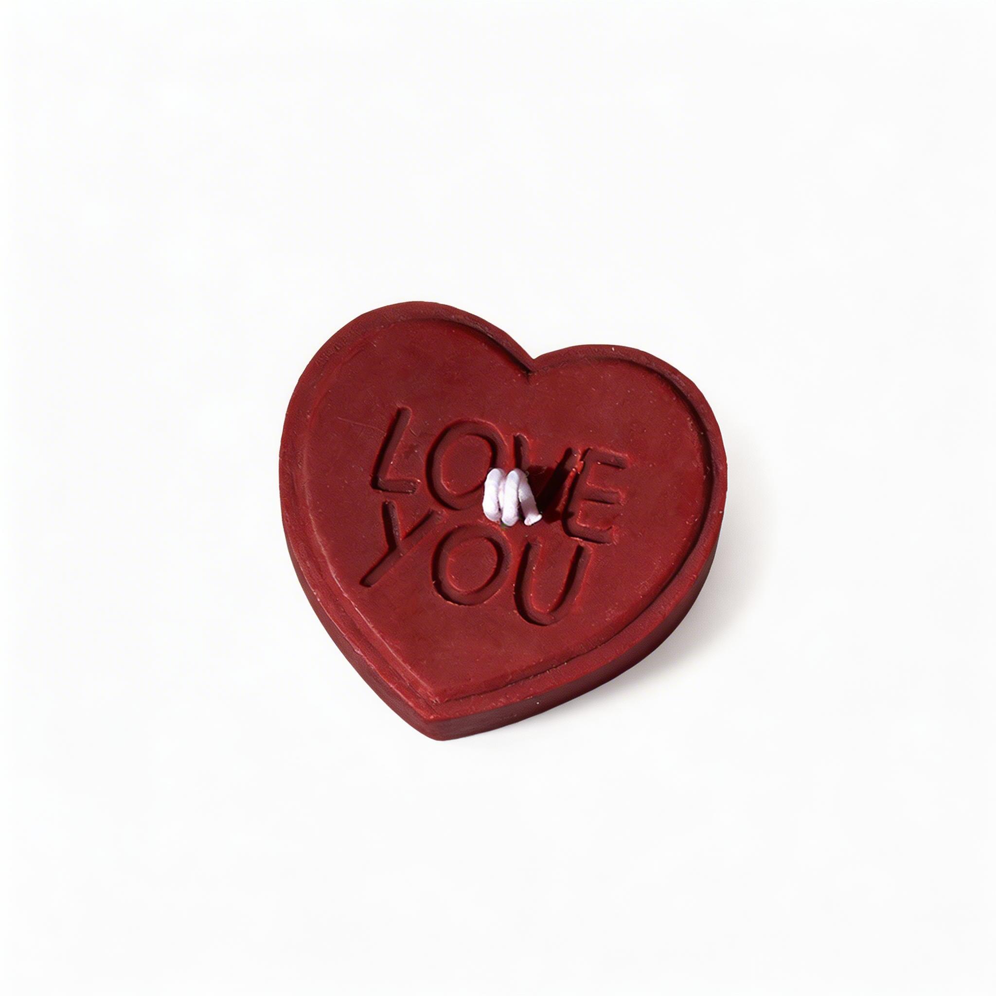 Love You Heart Sensual Candle – Low-temperature - Red - image 6