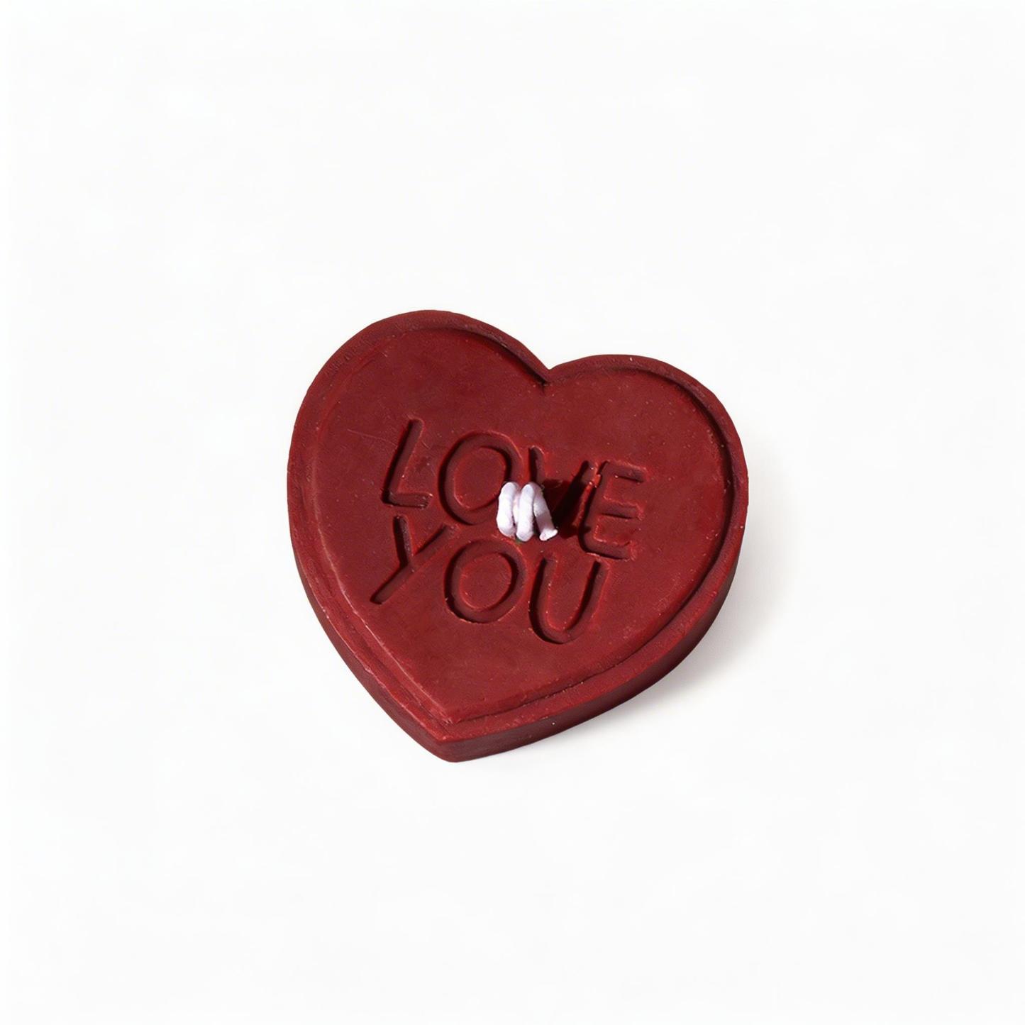 Love You Heart Sensual Candle – Low-temperature - Red - image 6