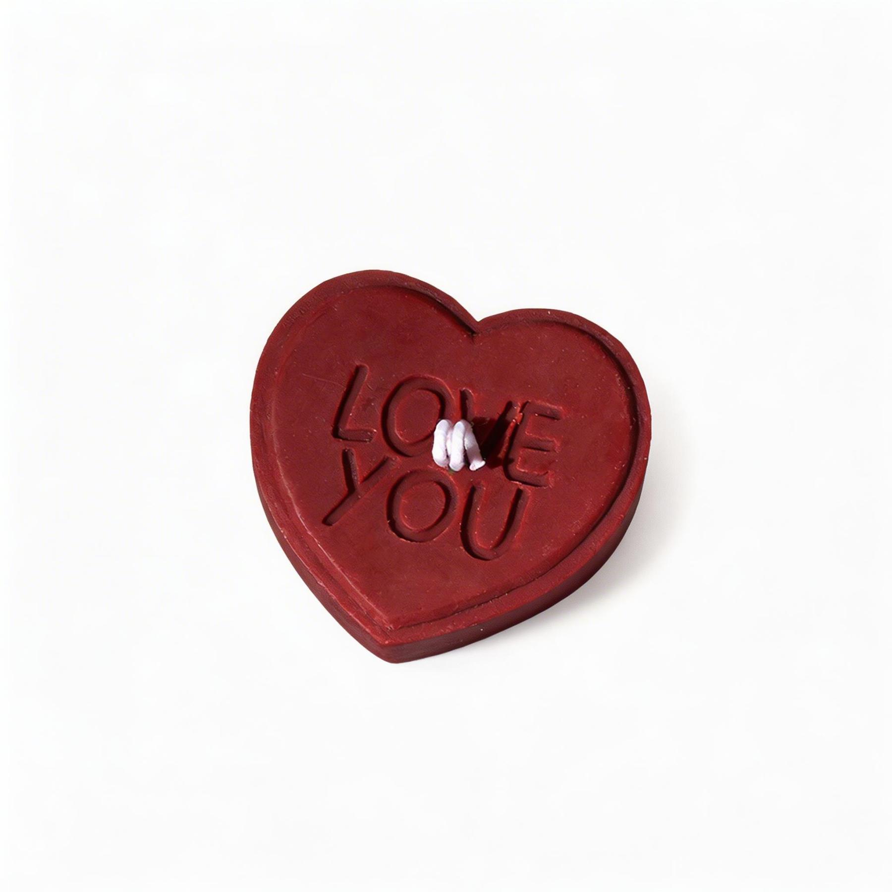 Love You Heart Sensual Candle – Low-temperature - Red - image 6