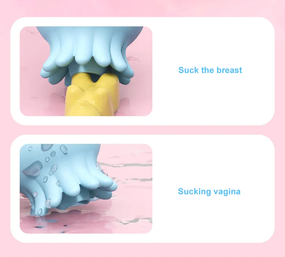 Octopus Shaped Vibrator Toy -WeLovePlugs