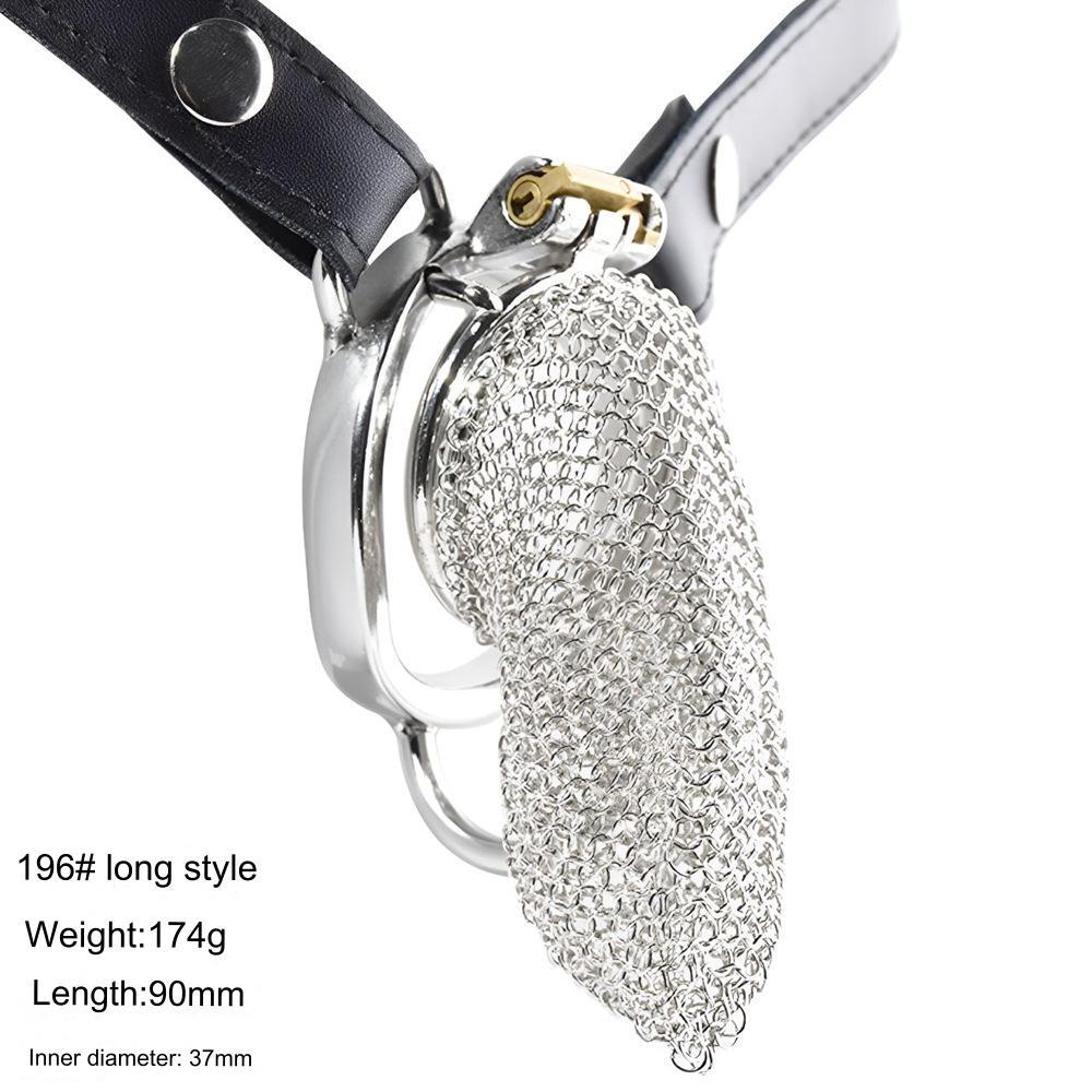 Chain Mail Plating Chastity Cage -WeLovePlugs