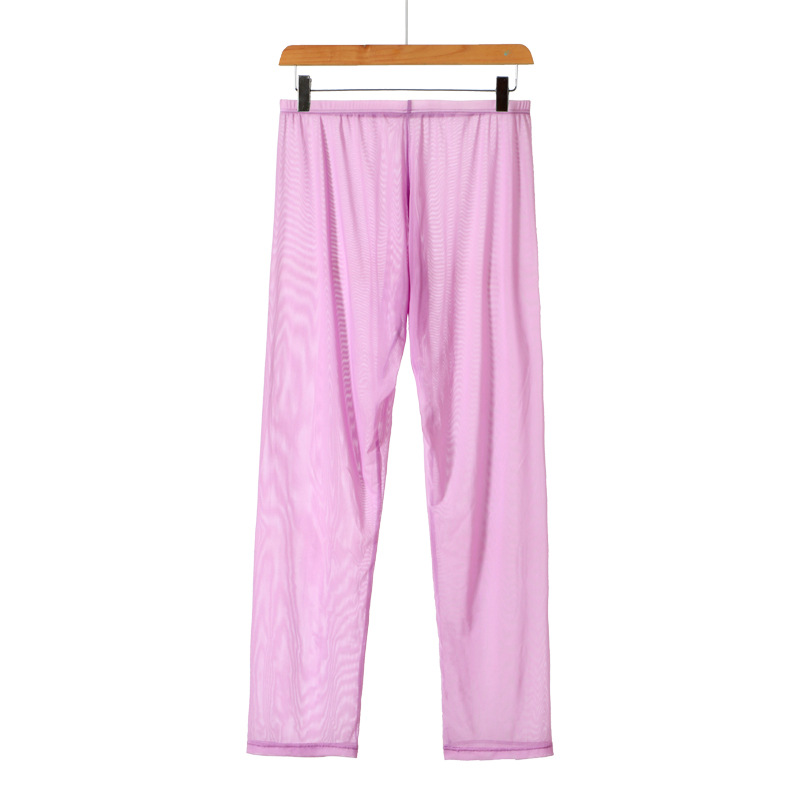 Mens Sexy Lounge Pants - Light Purple - XL - image 5