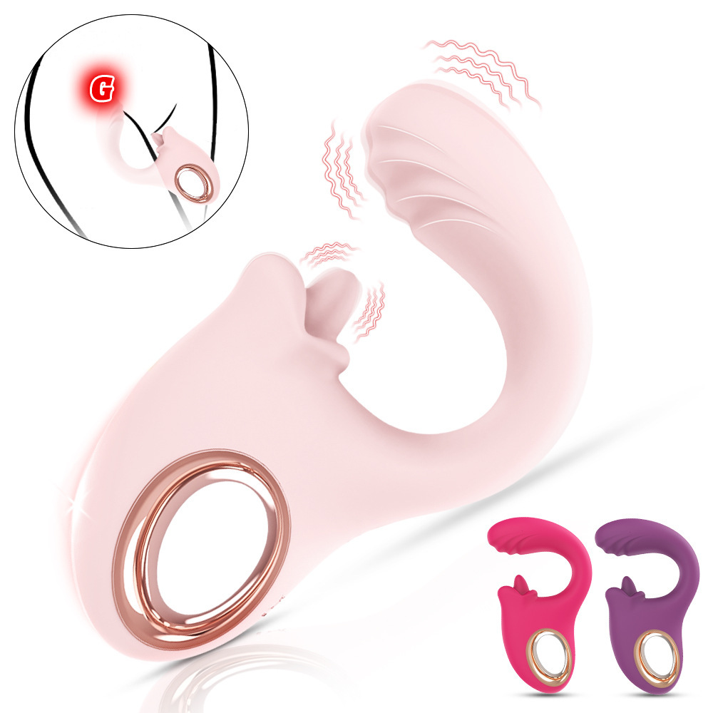 Luxelick 6.1'' Dual Motor Tongue Vibe Licking Vibrator-WeLovePlugs