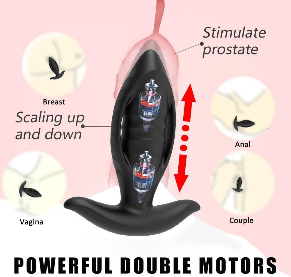 Remote Control Thrusting Anal Vibrator Plug