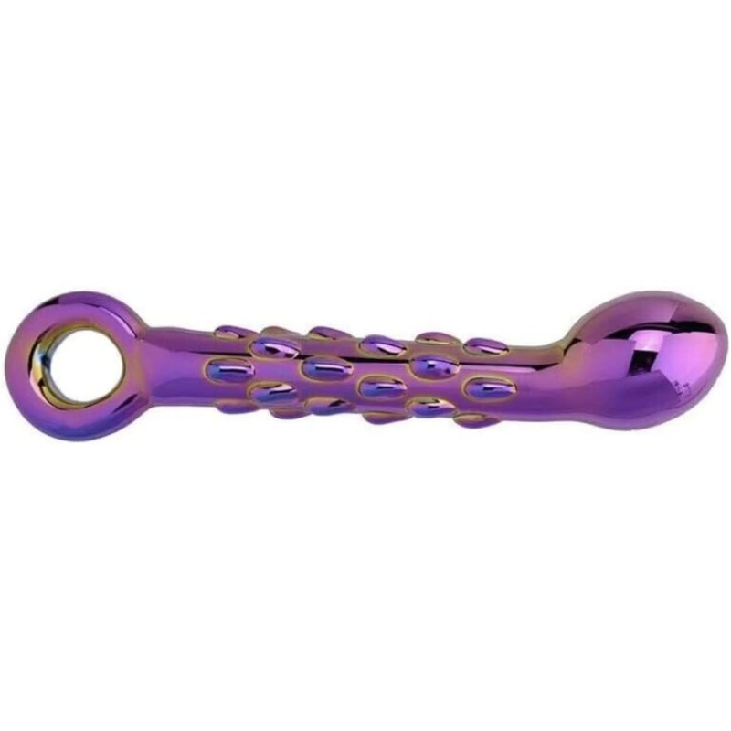 6.7'' Rainbow Glass G-spot Dildo-WeLovePlugs