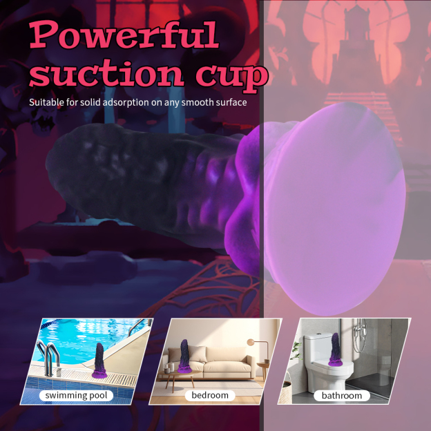 Amethyst Behemoth Triple Dominance Monster Dildo
