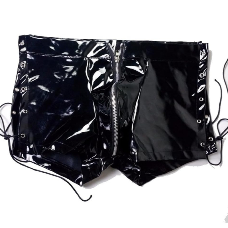 Wild Male Pvc Boxer Latex Shorts  - image 6