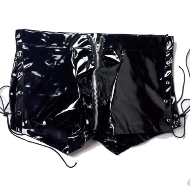 Wild Male Pvc Boxer Latex Shorts  - image 6