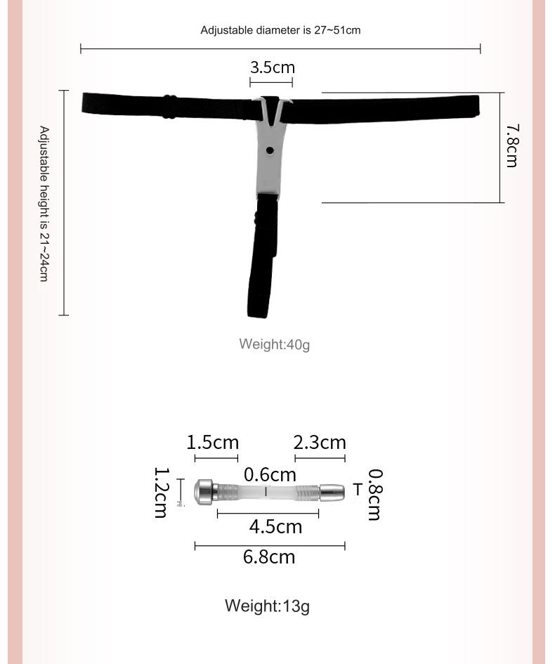 Wearable Hollow Urethral Sounding Rod -WeLovePlugs