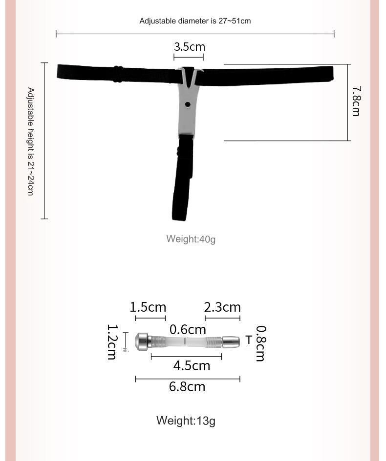 Wearable Hollow Urethral Sounding Rod -WeLovePlugs