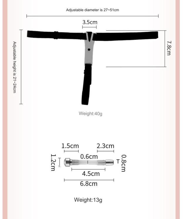 Wearable Hollow Urethral Sounding Rod -WeLovePlugs