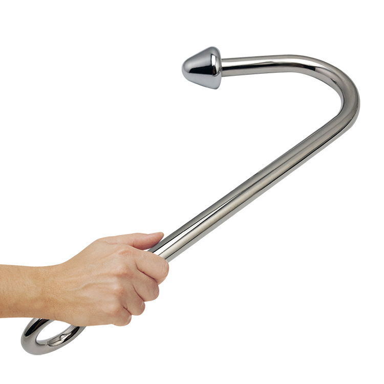 Cone-Shaped Bead Metal Anal Hook - image 2