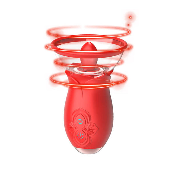 rose toy clit sucker red