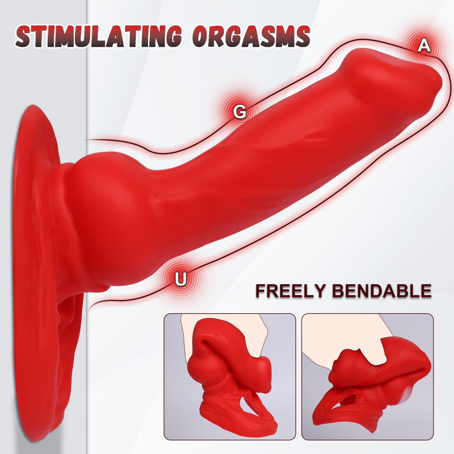 Alpha Canine Knot Fantasy Silicone Dildo - image 3
