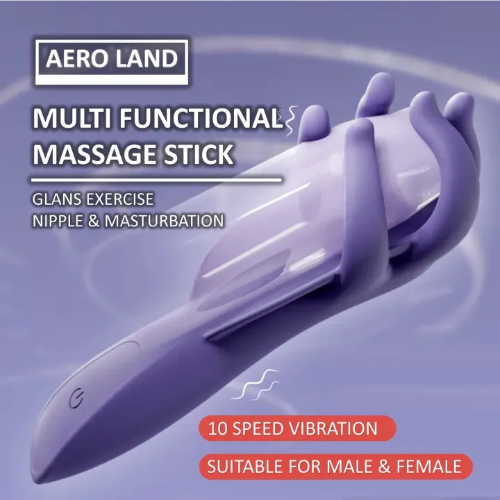 Multi Functional Massage Stick Hand Shape Masturbator Stroker-WeLovePlugs