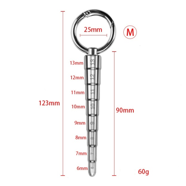 Stainless Steel Scale Urethral Sound -WeLovePlugs