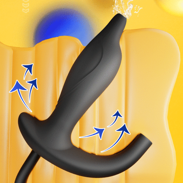 Inflatable & Detachable Enema Butt Plug