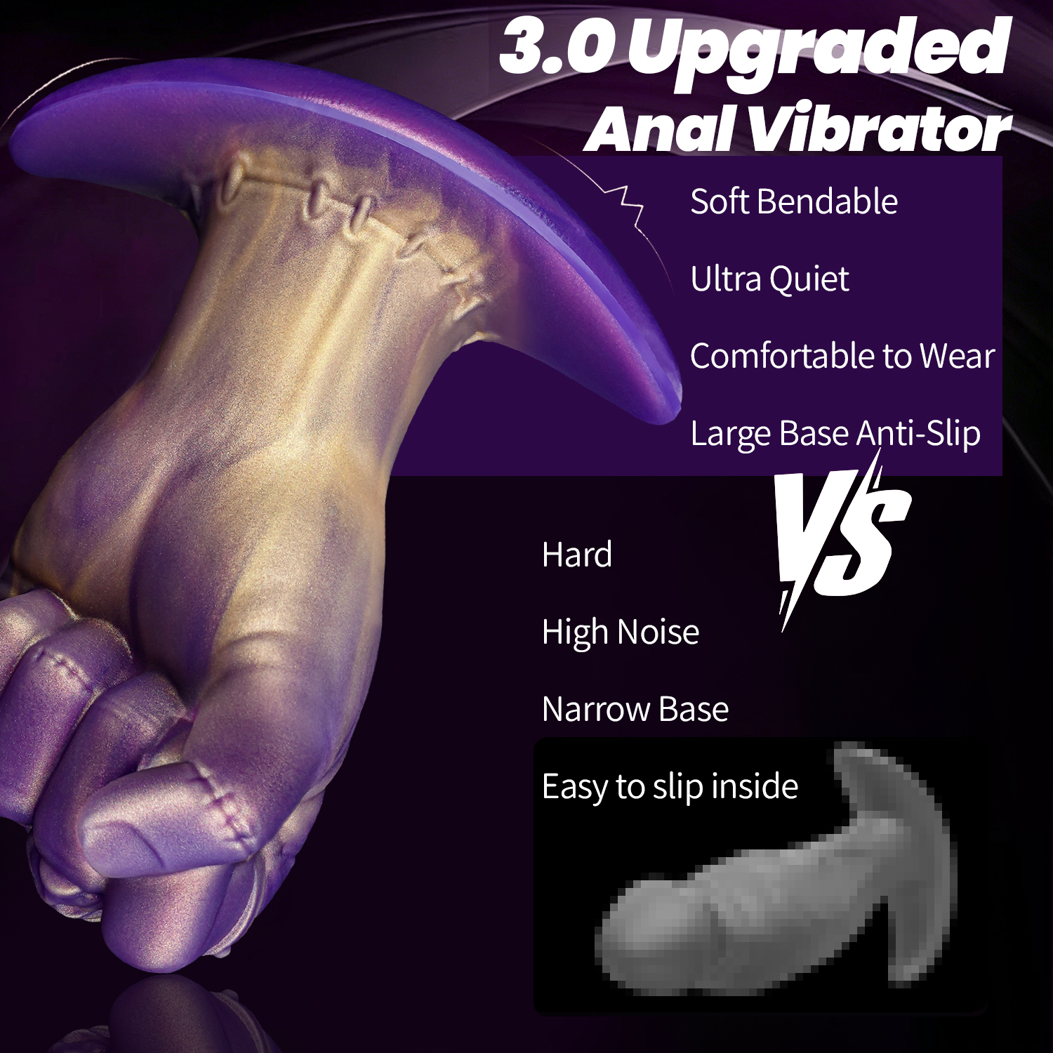 Vibrating Fist Butt Plug - image 8
