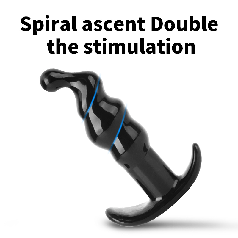 Helixanchor Spiral Silicone Anal Butt Plug-WeLovePlugs