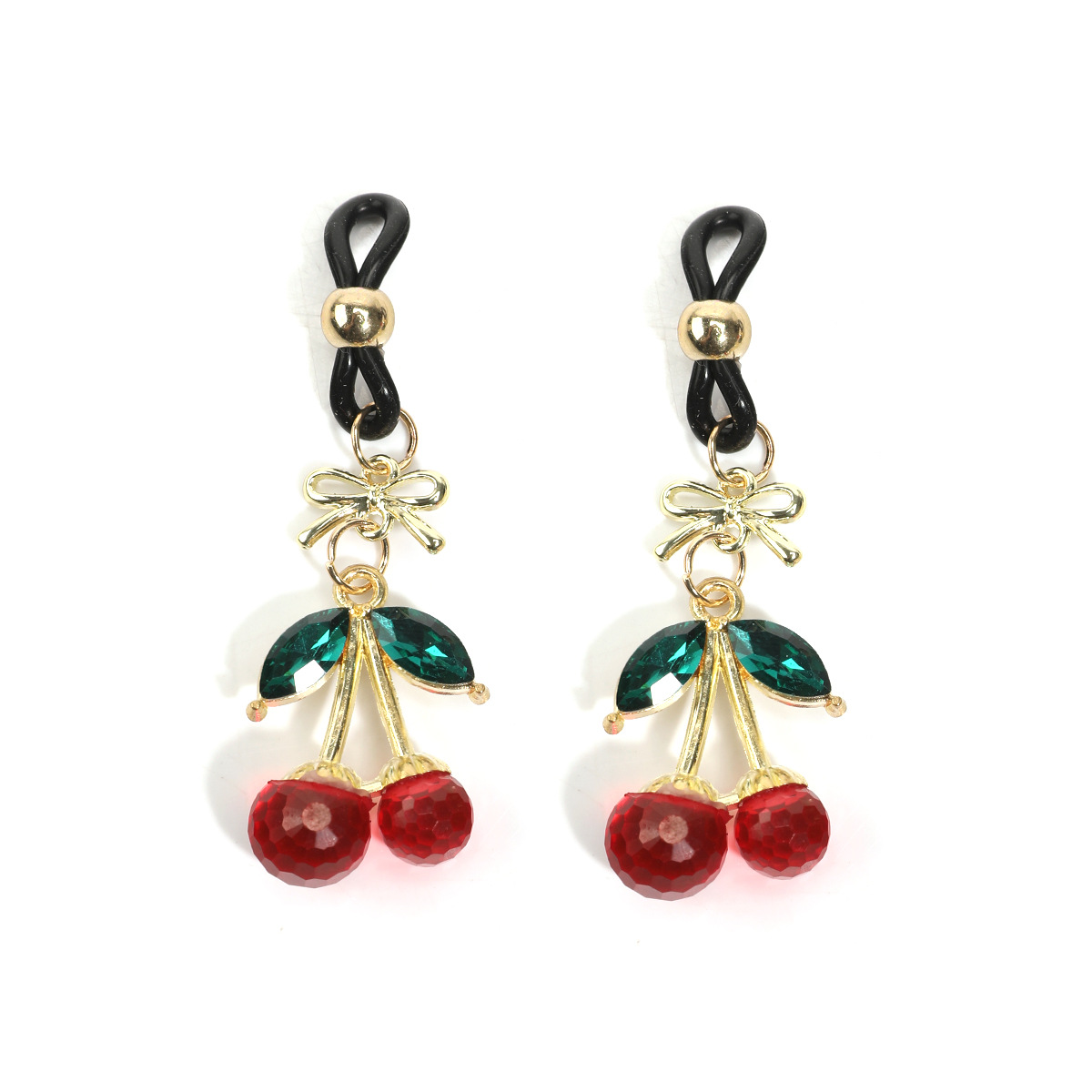 Cherry Nipple Rings (Non-Piercing) - Red - image 1