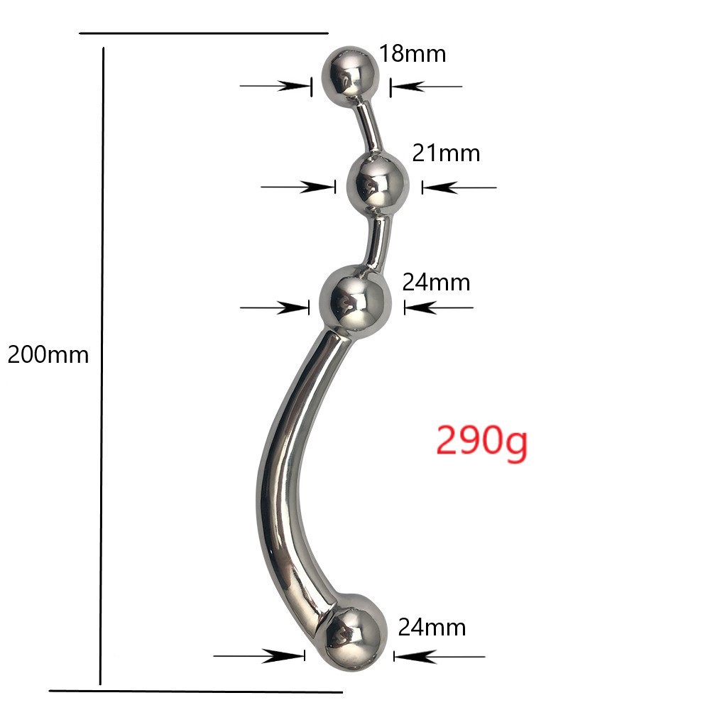 4 Anal Balls Stainless Steel Anal Butt Plug-WeLovePlugs