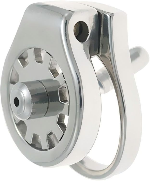 Thickened Stainless Steel Chastity Cage with 11.8-Inch Catheter – 4 Ring Sizes-WeLovePlugs