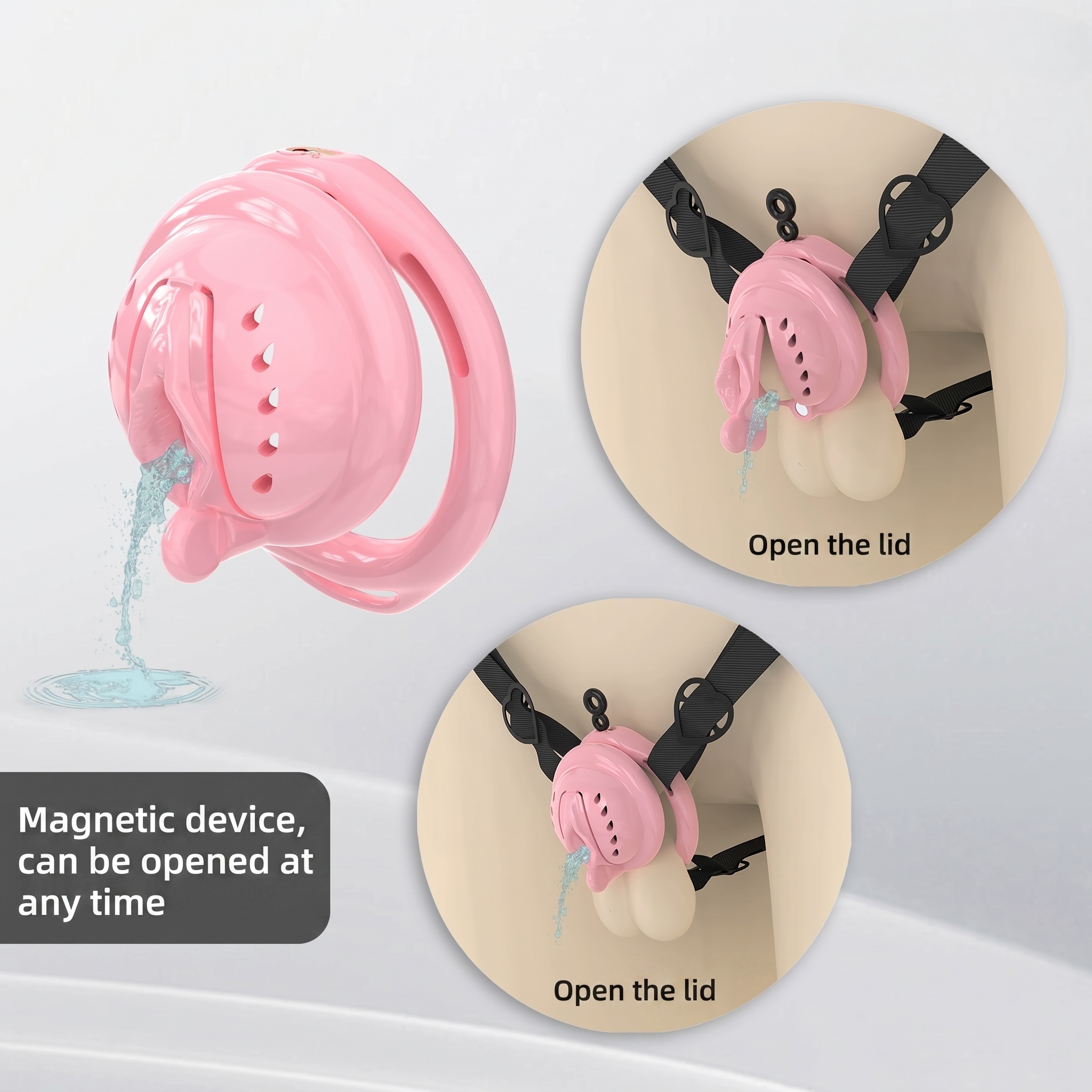 Aegis Flex Magnetic Silicone Chastity Cage - image 4