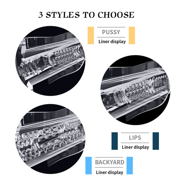 Male Masturbator Cup Soft Silicone Massager for Men Toys-Blue With Vibrations-WeLovePlugs