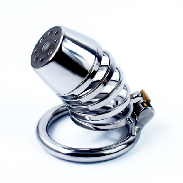 Stainless Steel Chastity Cage 40-50mm Ring -WeLovePlugs
