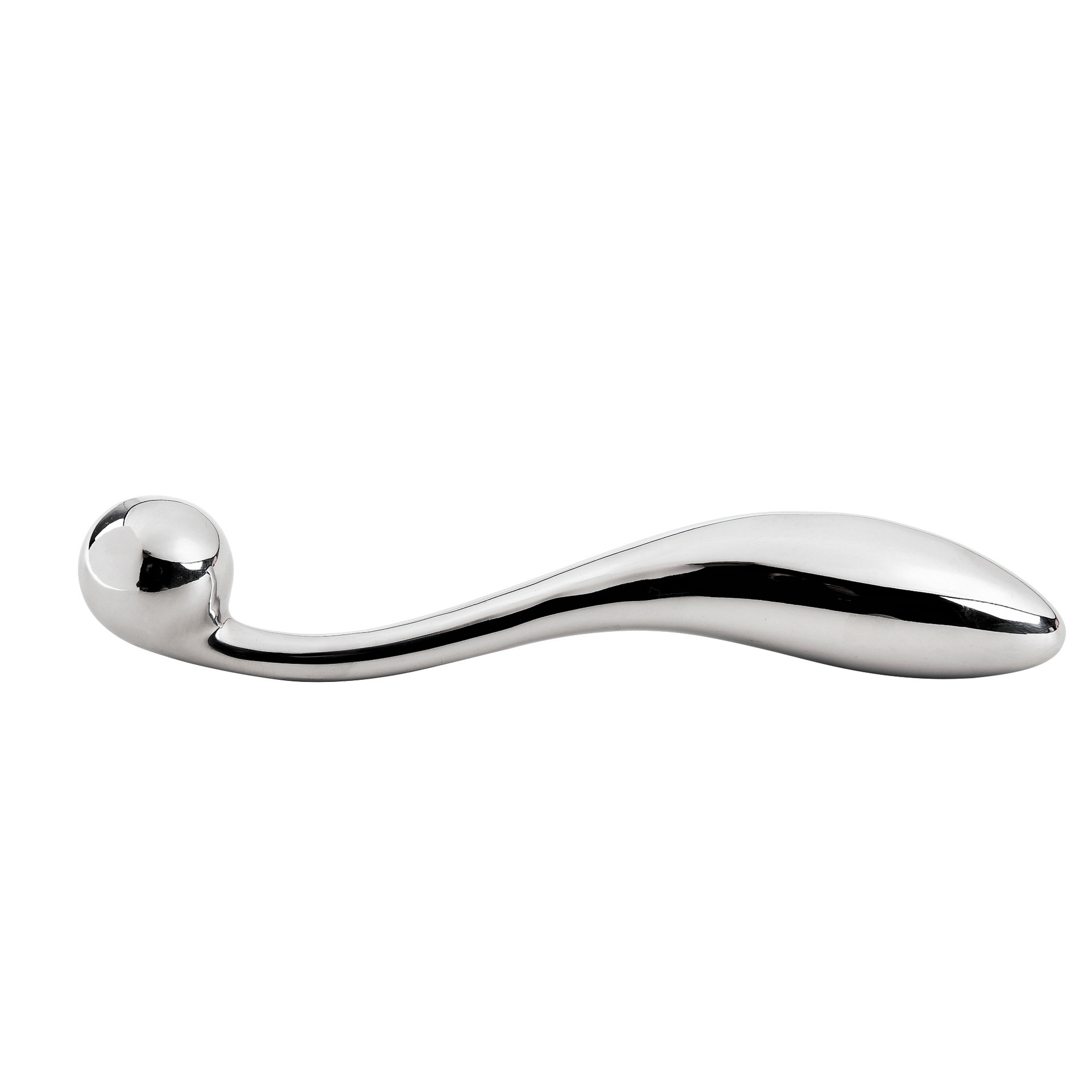 Mirror-Polished Stainless Steel Pull-Ring Anal Dilator Plug - image 5
