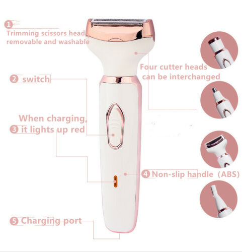 4 in1 USB Rechargeable Private Hair Shaver -WeLovePlugs