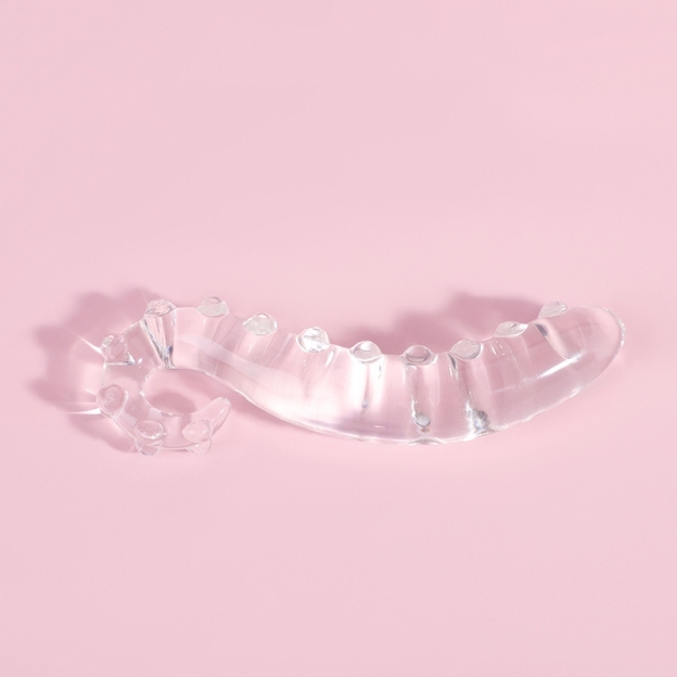 The Sacred Squirter – Curved Glass Dildo Wand for G-Spot & Temperature Play-WeLovePlugs