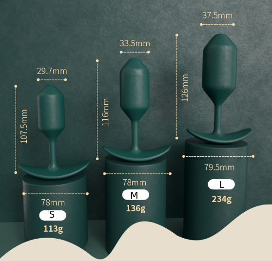 Vibrating Butt Plug Anal Training -WeLovePlugs