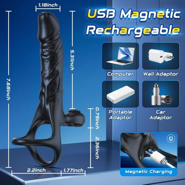 3-in-1 App-controlled Penis Sleeve - image 7