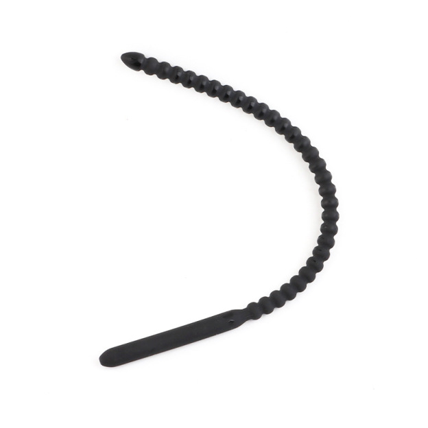 Silicone Beaded Urethral Sound (5mm 7mm 9mm)-WeLovePlugs