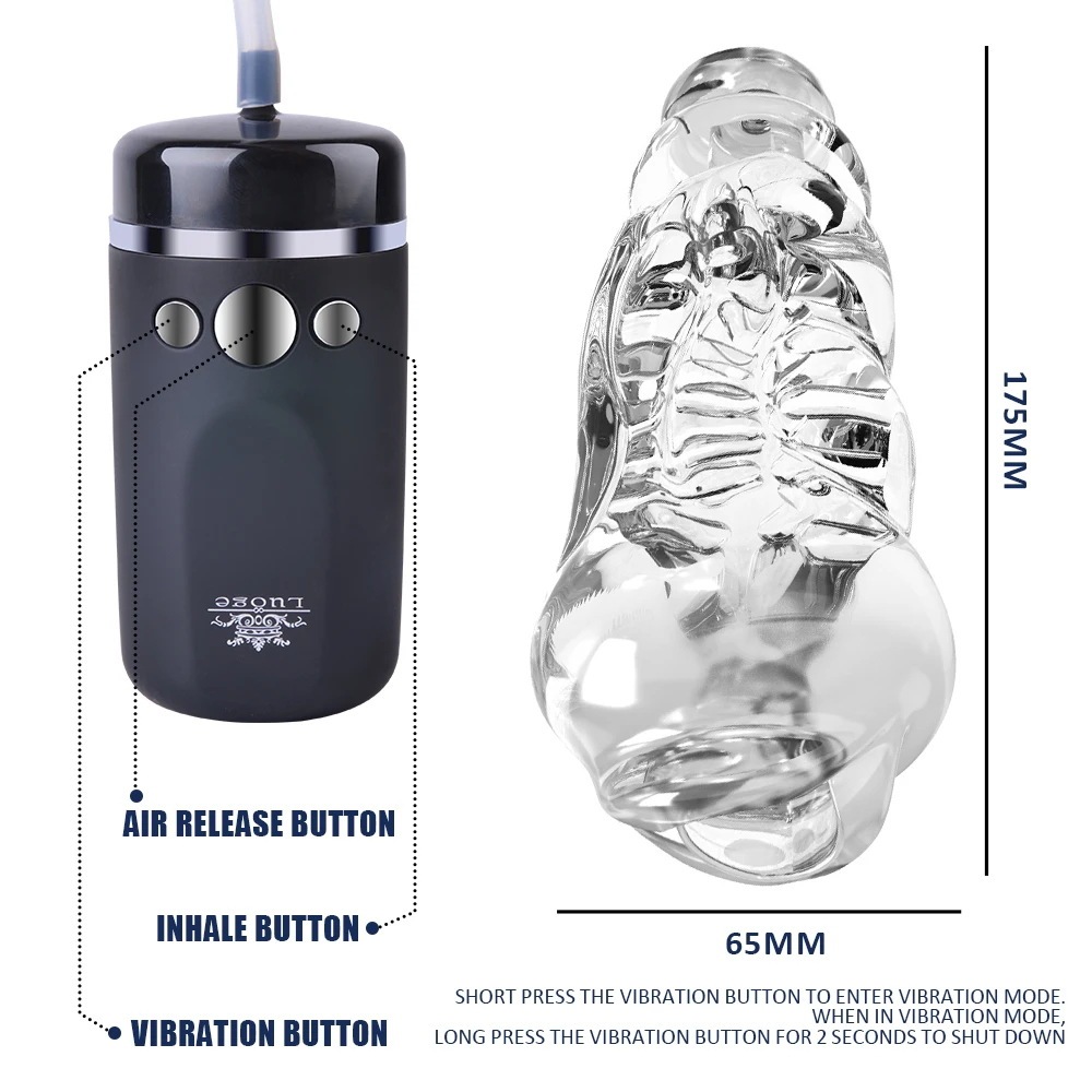 Transparent Male Stimulator-WeLovePlugs