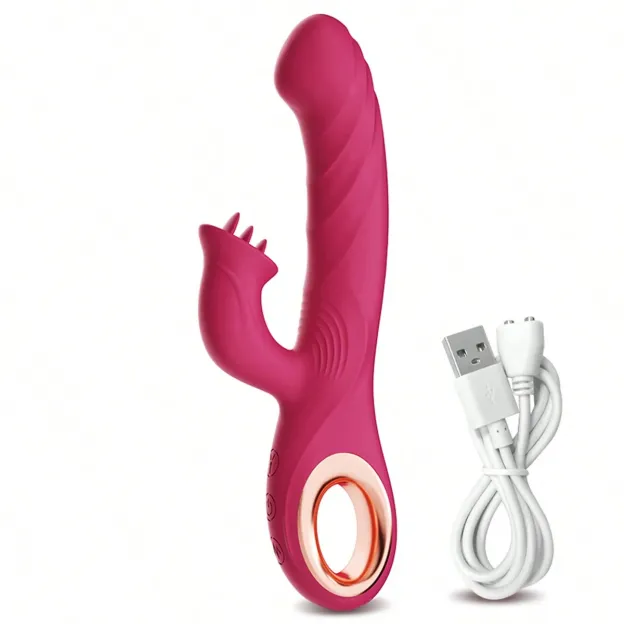 LickThrust 3-in-1 Pleasure Dual Vibrator Wand-WeLovePlugs