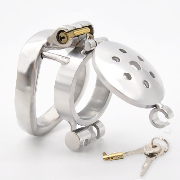 Flipped Metal Chastity Cage -WeLovePlugs