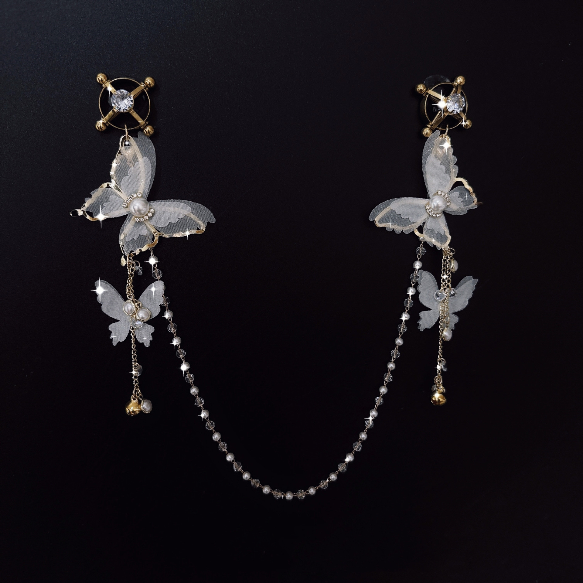 Lace & Discipline: Nipple Clamp & Butt Plug-WeLovePlugs